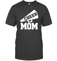 Cheer Mom With Megaphone Unisex Short Sleeve Classic Tee
