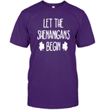 Let The Shenanigans Begin St Patrick's Day Shirt Unisex Short Sleeve Classic Tee