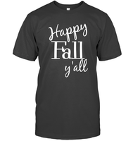 Happy Fall Y’all Shirt Unisex Short Sleeve Classic Tee