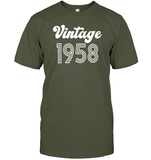 1958 Retro Vintage Birth Year Blast Unisex Short Sleeve Classic Tee