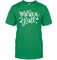 Merica Yall 4th Of July Shirt Unisex Short Sleeve Classic Tee
