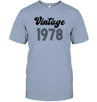 1978 Retro Vintage Birth Year Blast Unisex Short Sleeve Classic Tee