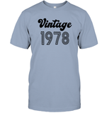 1978 Retro Vintage Birth Year Blast Unisex Short Sleeve Classic Tee