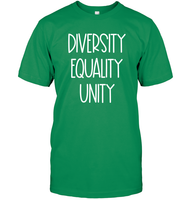 Diversity Equality Unity Shirt Unisex Short Sleeve Classic Tee