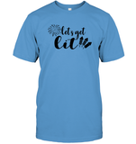 Let's Get Lit 4th Of July Shirt Unisex Short Sleeve Classic Tee