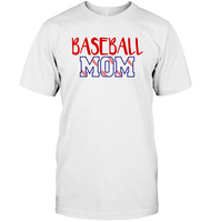 Baseball Mom Shirt, Long Sleeve, Hoodie, and Sweatshirt With Baseball Stripes