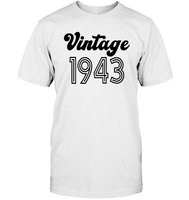 1943 Retro Vintage Birth Year Blast Unisex Short Sleeve Classic Tee