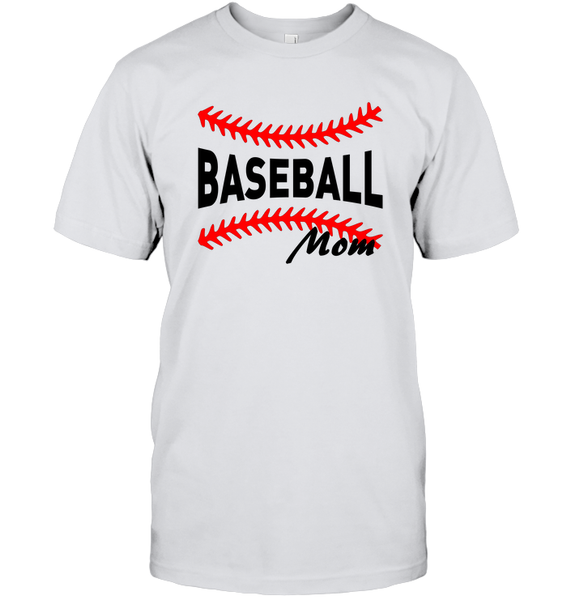 Baseball Mom Shirt, Long Sleeve, Hoodie, and Sweatshirt With Baseball Stripes