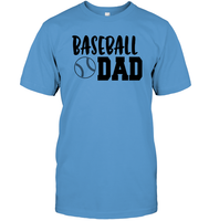 Baseball Dad Shirt Unisex Short Sleeve Classic Tee With Baseball