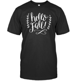 Hello Fall Shirt – Welcome the Coziest Season Unisex Short Sleeve Classic Tee