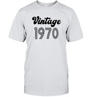 1970 Retro Vintage Birth Year Blast Unisex Short Sleeve Classic Tee