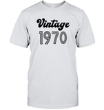 1970 Retro Vintage Birth Year Blast Unisex Short Sleeve Classic Tee