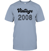 2008 Retro Vintage Birth Year Blast Unisex Short Sleeve Classic Tee