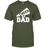 Cheer Dad With Megaphone Unisex Short Sleeve Classic Tee