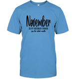 November Birthday Month Unisex Short Sleeve Classic Tee