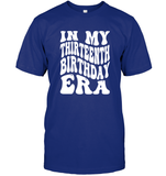 In My Thirteenth Birthday Era Birthday Shirt Unisex Short Sleeve Classic Tee