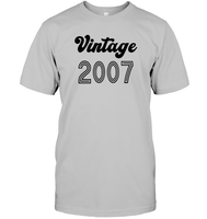 2007 Retro Vintage Birth Year Blast Unisex Short Sleeve Classic Tee