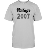 2007 Retro Vintage Birth Year Blast Unisex Short Sleeve Classic Tee