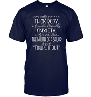 God Really Gave Me A Thick Body Shirt Unisex Short Sleeve Classic Tee