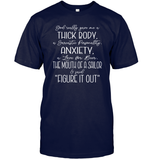 God Really Gave Me A Thick Body Shirt Unisex Short Sleeve Classic Tee