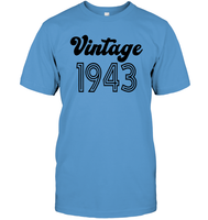 1943 Retro Vintage Birth Year Blast Unisex Short Sleeve Classic Tee