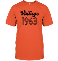 1963 Retro Vintage Birth Year Blast Unisex Short Sleeve Classic Tee