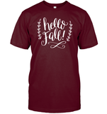 Hello Fall Shirt – Welcome the Coziest Season Unisex Short Sleeve Classic Tee