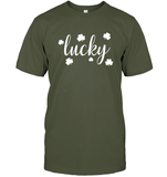 Lucky St Patrick's Day Shirt Unisex Short Sleeve Classic Tee