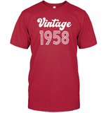 1958 Retro Vintage Birth Year Blast Unisex Short Sleeve Classic Tee