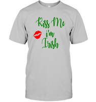 Kiss Me, I'm Irish St Patrick's Day Shirt Unisex Short Sleeve Classic Tee