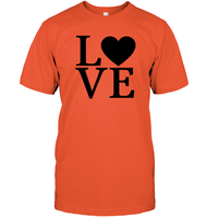 Love Letters With Heart Valentine's Day Unisex Short Sleeve Classic Tee