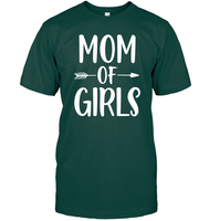 Mom Of Girls Family Shirt Unisex Short Sleeve Classic Tee