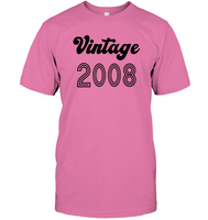 2008 Retro Vintage Birth Year Blast Unisex Short Sleeve Classic Tee