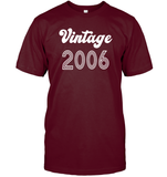 2006 Retro Vintage Birth Year Blast Unisex Short Sleeve Classic Tee