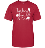 Turkey, Football & Pie Oh My Shirt – The Ultimate Fall Trio Unisex Short Sleeve Classic Tee