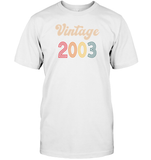 2003 Retro Vintage Birth Year Blast Unisex Shirt, Long Sleeve, Hoodie, Sweatshirt