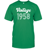 1958 Retro Vintage Birth Year Blast Unisex Short Sleeve Classic Tee
