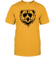 Cool Grizzly Bear Shirt Unisex Short Sleeve Classic Tee