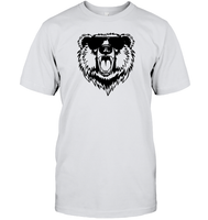 Cool Angry Grizzly Bear Shirt Unisex Short Sleeve Classic Tee