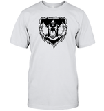 Cool Angry Grizzly Bear Shirt Unisex Short Sleeve Classic Tee