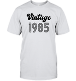 1985 Retro Vintage Birth Year Blast Unisex Short Sleeve Classic Tee