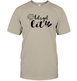 Let's Get Lit 4th Of July Shirt Unisex Short Sleeve Classic Tee