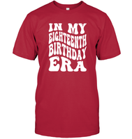 In My Eighteenth Birthday Era Birthday Shirt Unisex Short Sleeve Classic Tee