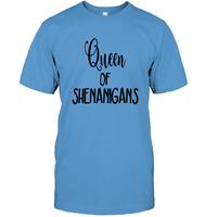 Queen of Shenanigans St Patrick's Day Shirt Unisex Short Sleeve Classic Tee
