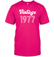 1977 Retro Vintage Birth Year Blast Unisex Short Sleeve Classic Tee