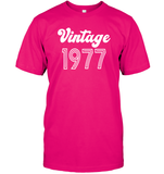 1977 Retro Vintage Birth Year Blast Unisex Short Sleeve Classic Tee
