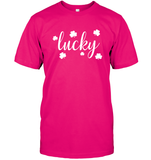 Lucky St Patrick's Day Shirt Unisex Short Sleeve Classic Tee