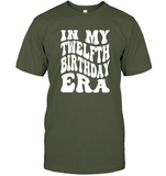 In My Twelfth Birthday Era Birthday Shirt Unisex Short Sleeve Classic Tee