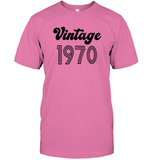 1970 Retro Vintage Birth Year Blast Unisex Short Sleeve Classic Tee