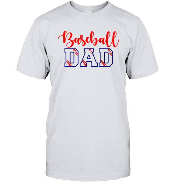 Baseball Dad Shirt, Long Sleeve, Hoodie, and Sweatshirt With Baseball Stripes